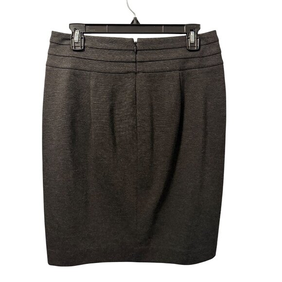 Cabi Womens Pencil Skirt Size 4 Charcoal Gray Rayon Blend skirt - Picture 8 of 12